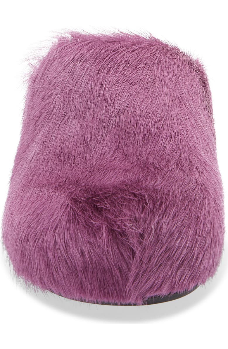 Marni Fussbett Sabot Genuine Calf Hair Clog, Alternate, color, Purple