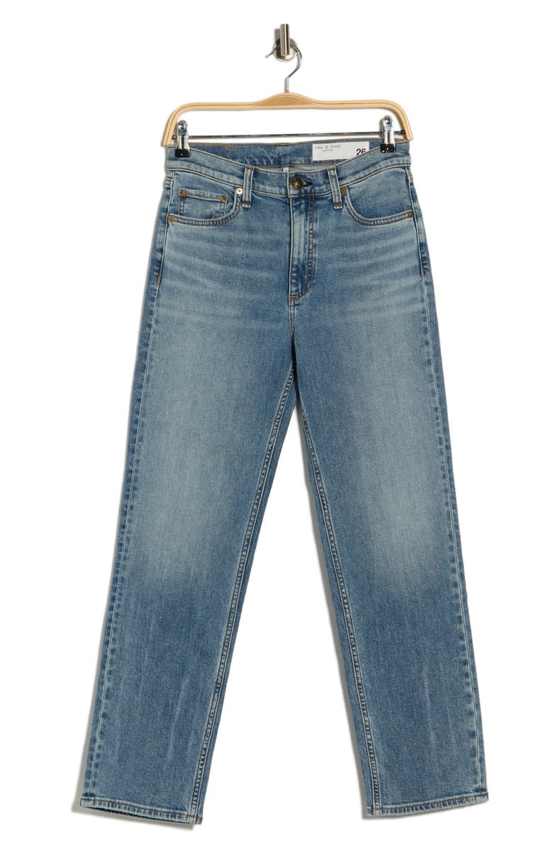 rag & bone Harlow Ankle Straight Leg Jeans, Main, color, Orian