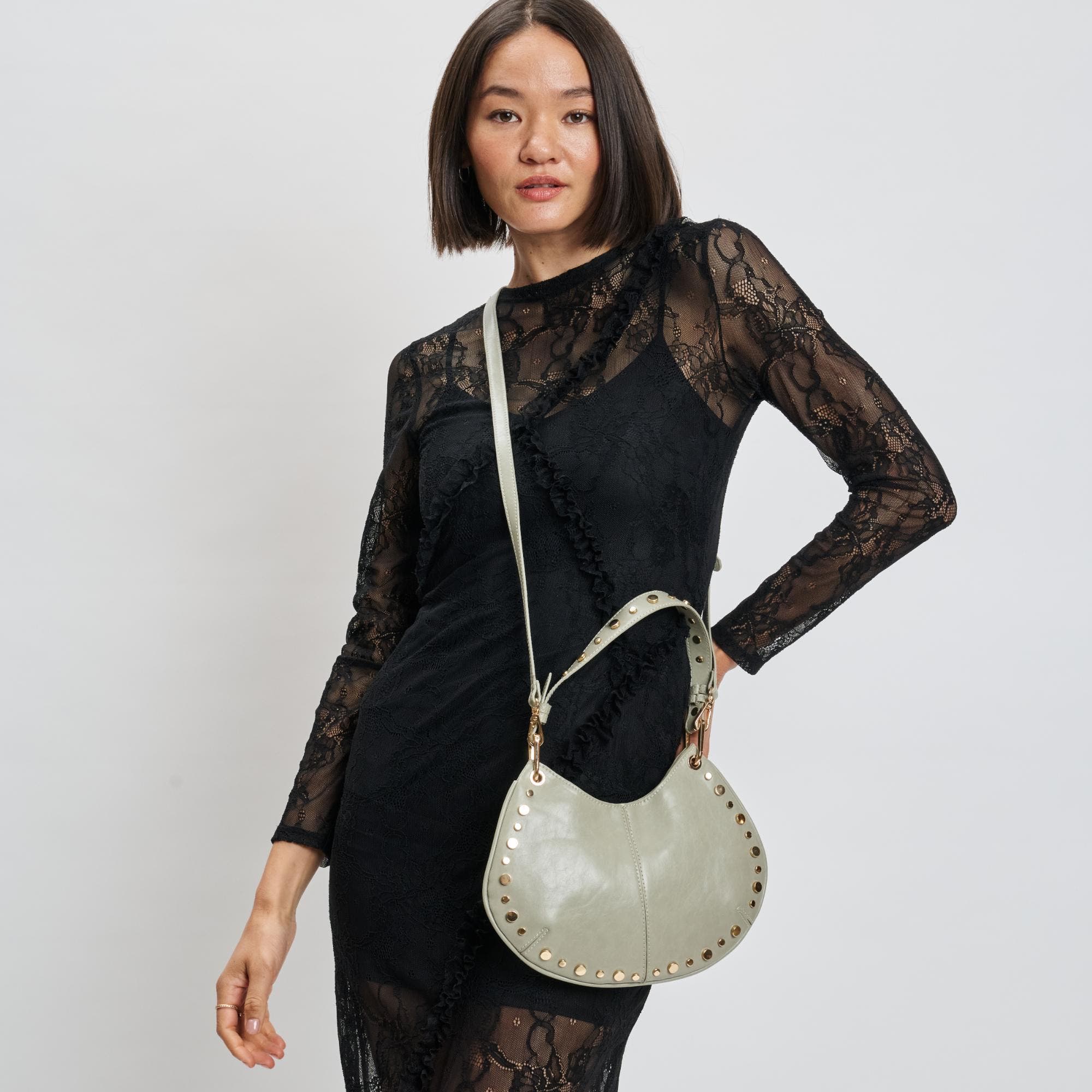 MODA LUXE Nova Crossbody, Alternate, color, Sage Grey