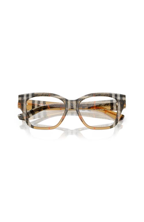 Burberry 52mm Cat Eye Optical Glasses In Multi