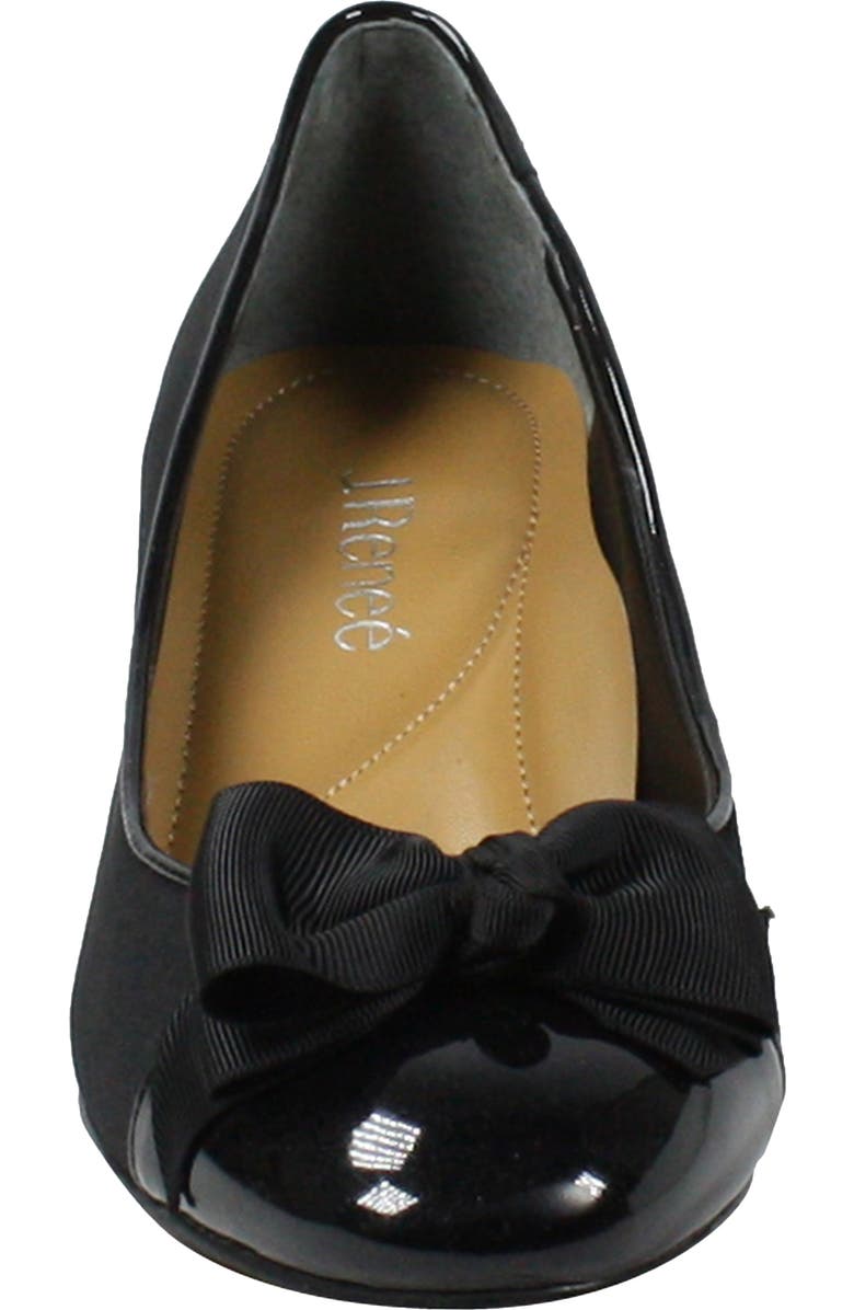 J. Reneé Gelar Bow Cap Toe Pump, Alternate, color,