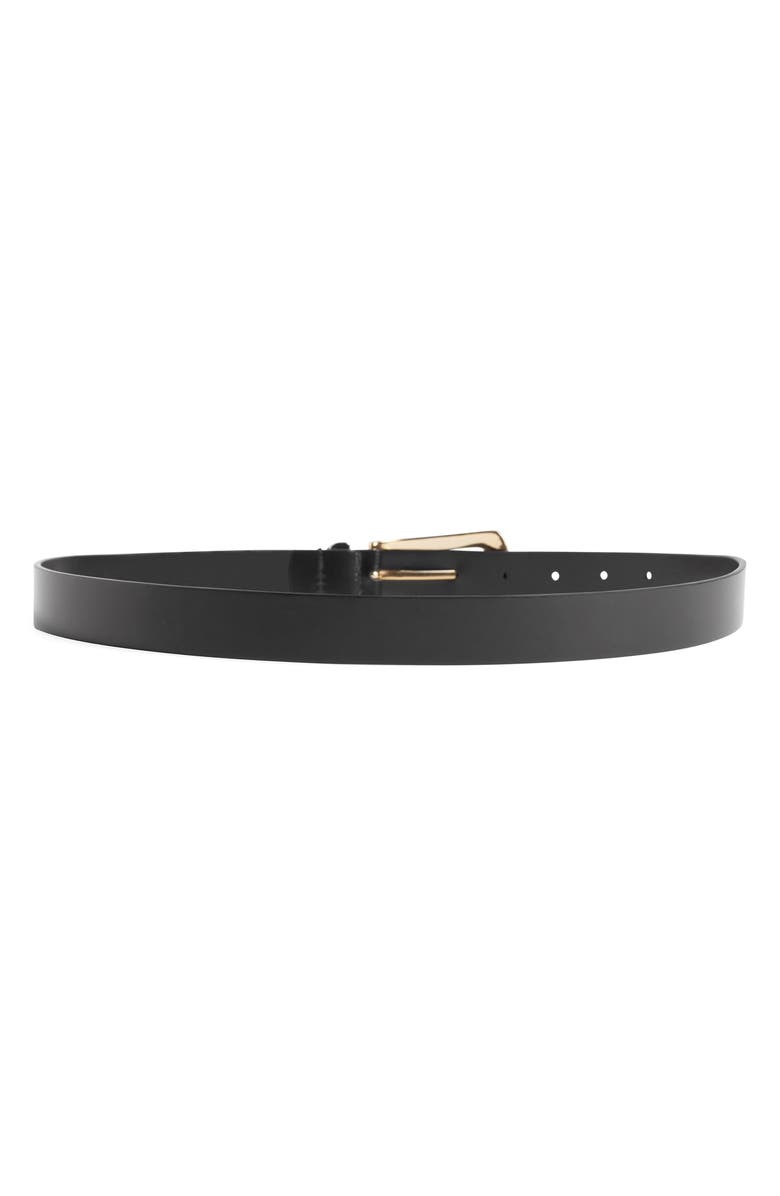 Favorite Daughter The Statement Leather Belt, Alternate, color, Black / Gold
