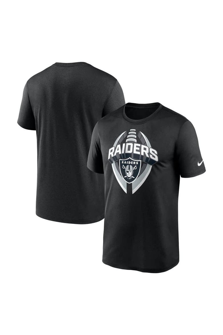 Men's Nike Black Las Vegas Raiders Big & Tall Primetime Legend Icon Performance T-Shirt, Main, color, Black