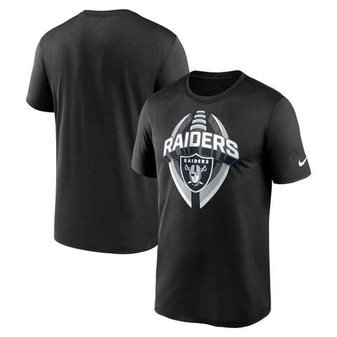 Men's Nike Black Las Vegas Raiders Big & Tall Primetime Legend Icon Performance T-Shirt