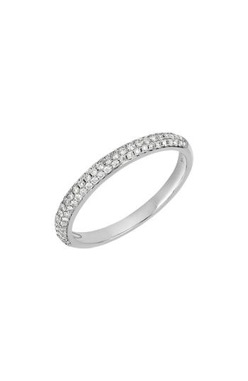 Carriere Jewelry Carrière Jewelry Diamond Stackable Ring In 14k White Gold
