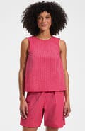 Lands' End Seersucker Matchback Shell