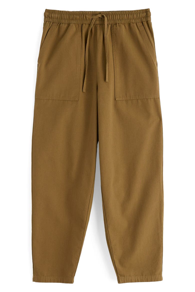 Sholl Organic Cotton Crop Trousers, Alternate, color, FERN MOSS