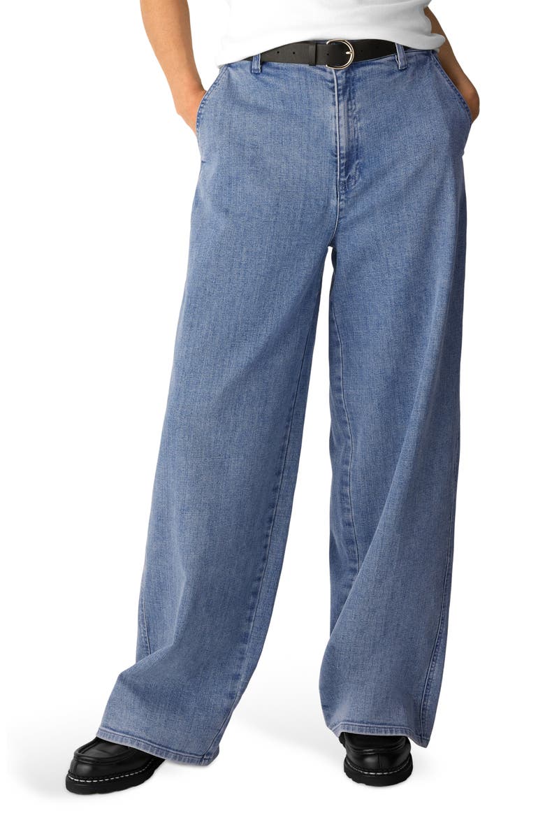High Waist Wide Leg Jeans, Main, color, CLASSIC INDIGO