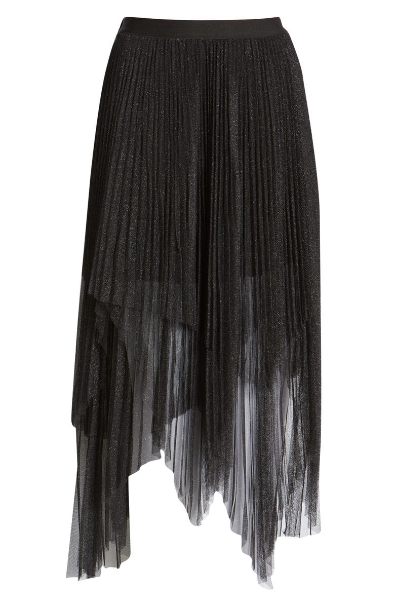 AllSaints Veena Asymmetric Skirt, Alternate, color,