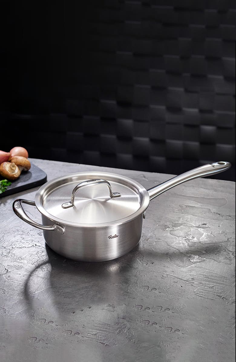 Fissler M5 Pro-Ply 5-ply Stainless Steel Saucepan, Alternate, color, Stainless Steel