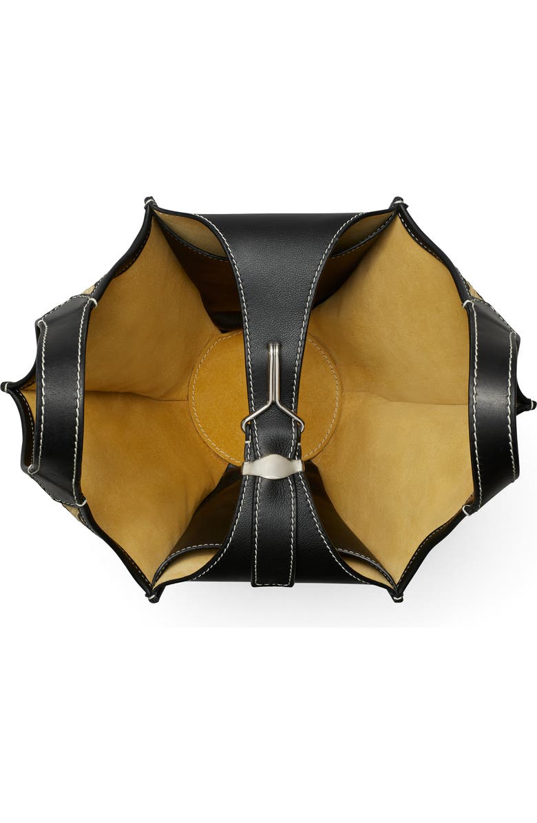 Tory Burch T Monogram Raffia Top Handle Bag, Alternate, color,