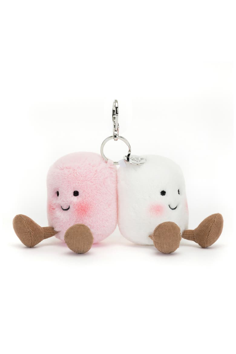 Amuseables Pair of Marshmallows Bag Charm, Main, color, MULTI
