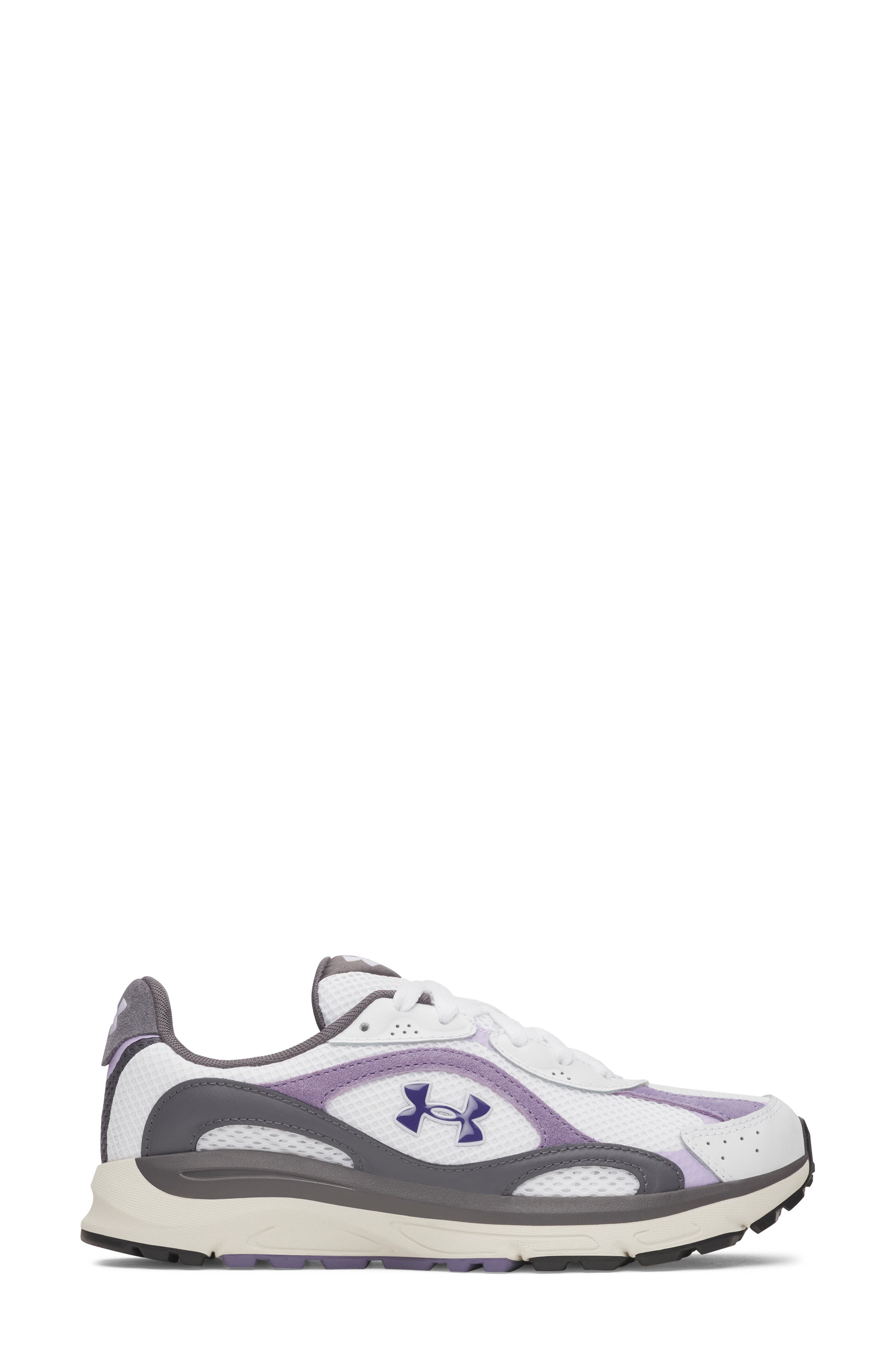 UA Tech Runner Sneaker, Alternate, color, WHITE / PURPLE LUXE
