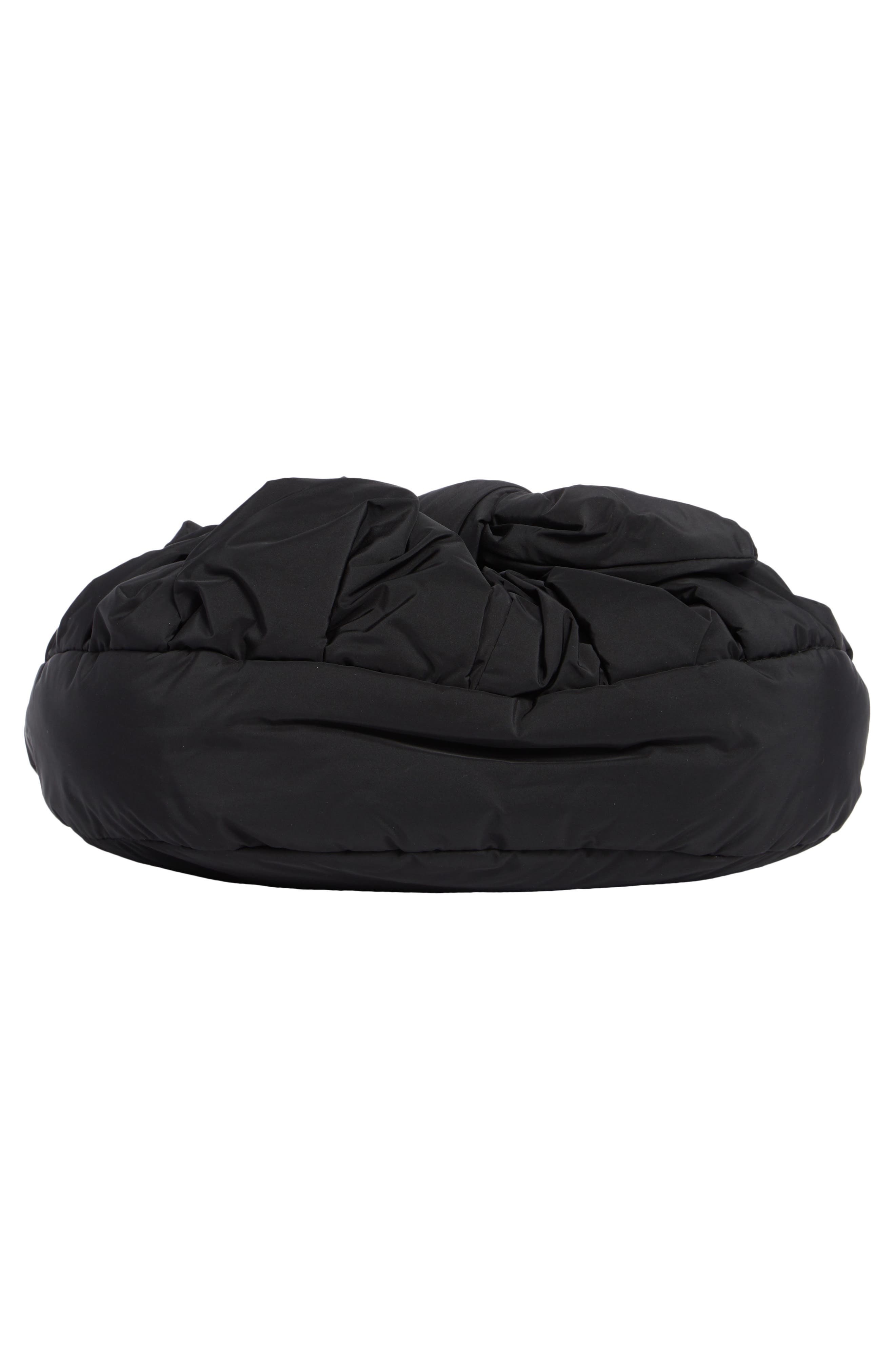 Dolce Vita Knotted Nylon Crossbody Bag, Alternate, color, Black