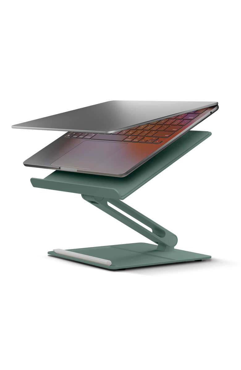 Native Union Desk Laptop Stand, Main, color, Slate Green