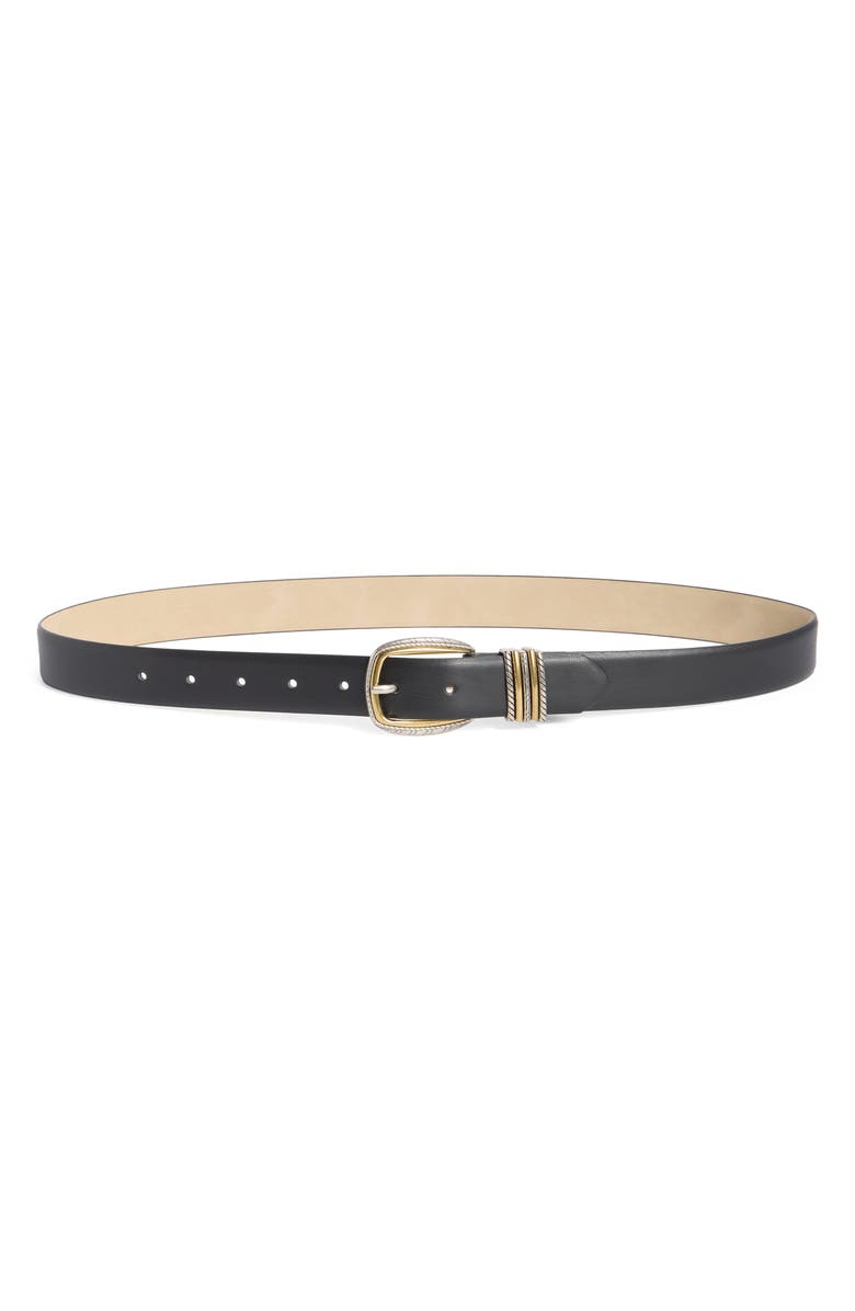 Vince Camuto Faux Leather Belt, Main, color, 