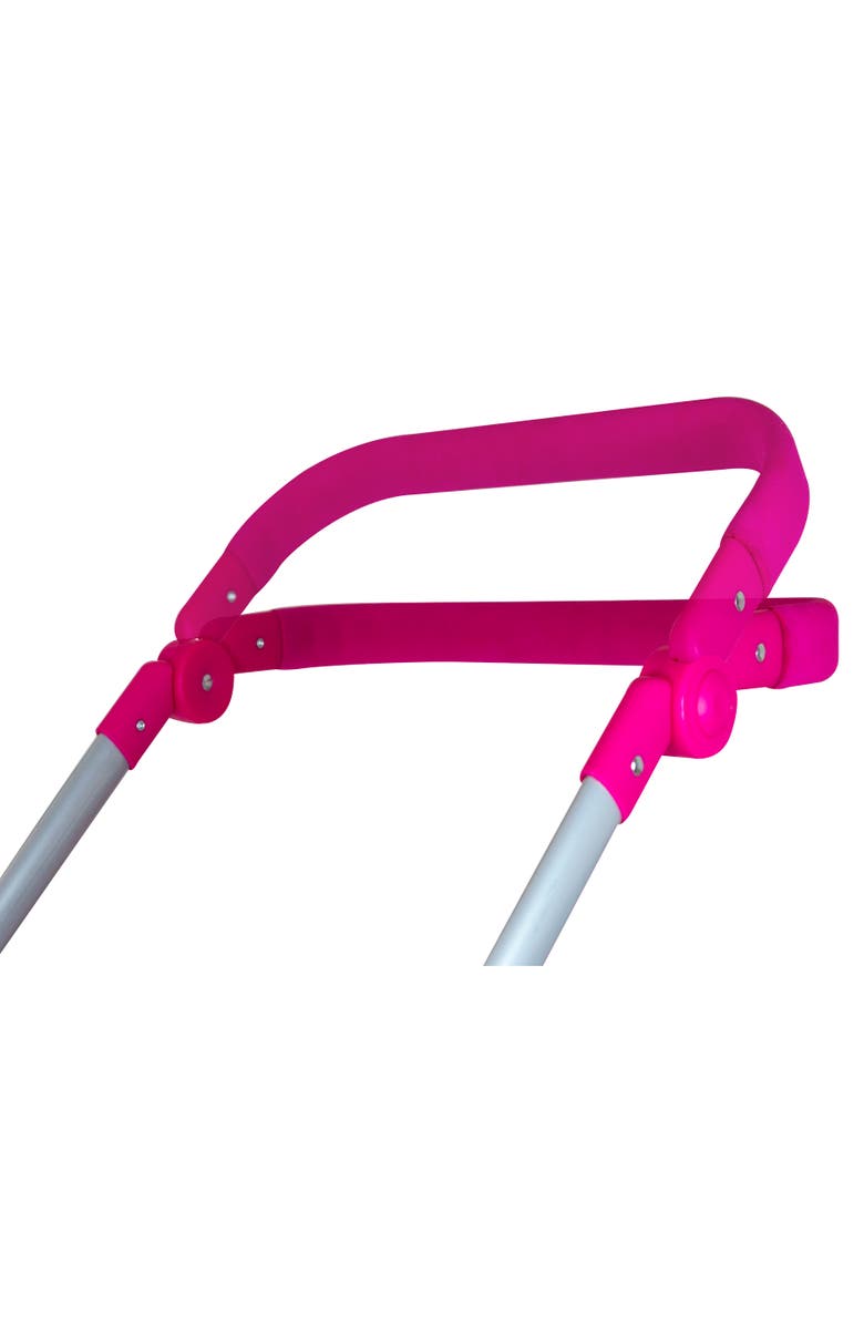 Lissi Colorful Twin Baby Doll Pram, Alternate, color, Pink