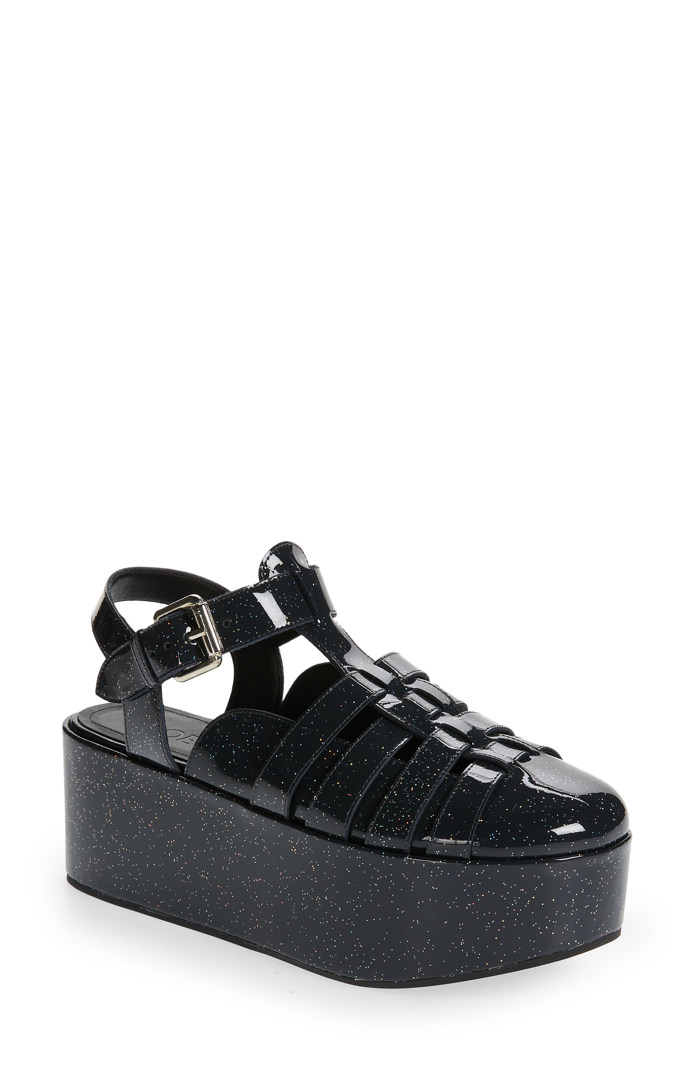 Loewe Platform Fisherman Sandal, Main, color, 