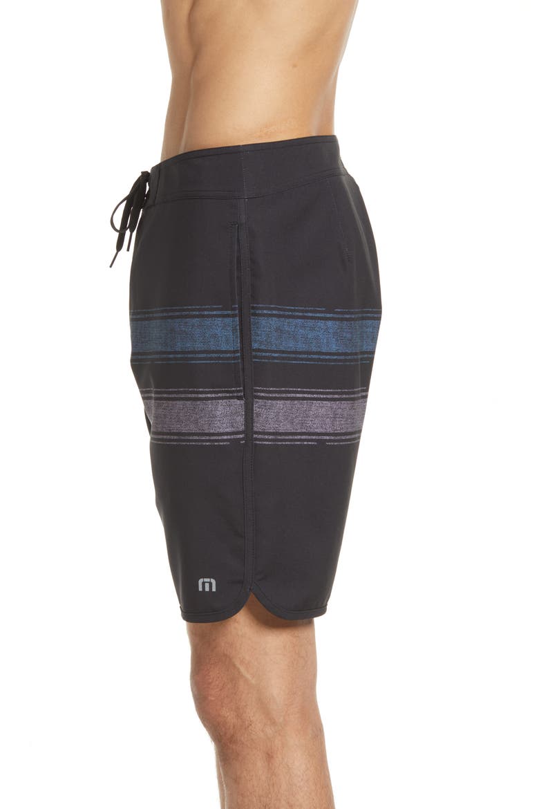 Confetti King Swim Trunks, Alternate, color, BLACK