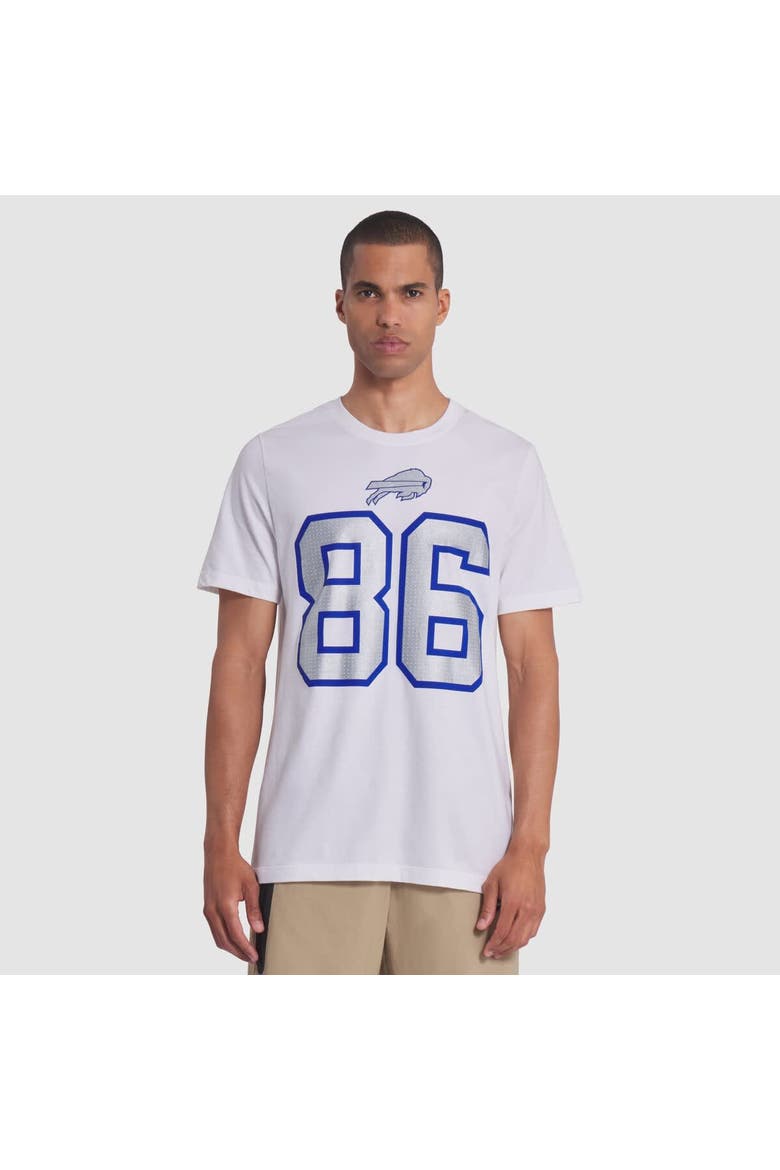 Men's Nike Dalton Kincaid White Buffalo Bills 2025 Rivalries Collection Player Name & Number T-Shirt, Main, color, White