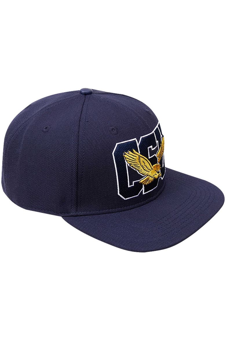 Men's Pro Standard  Navy Coppin State Eagles Evergreen CSU Snapback Hat, Alternate, color, Navy