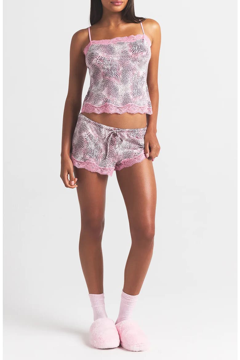 Soft Modal Blend Pajamas, Main, color, BLOOM MINI MULTI ANIMAL