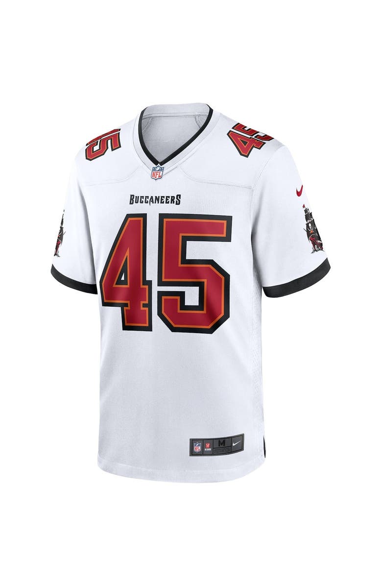 Nike Men's Nike Devin White White Tampa Bay Buccaneers Game Jersey, Alternate, color, 