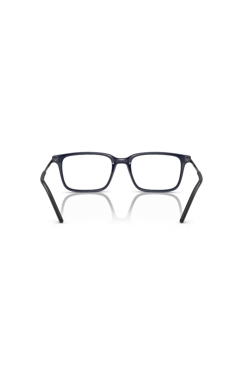 Dolce&Gabbana 55mm Rectangle optical glasses, Alternate, color, Blue