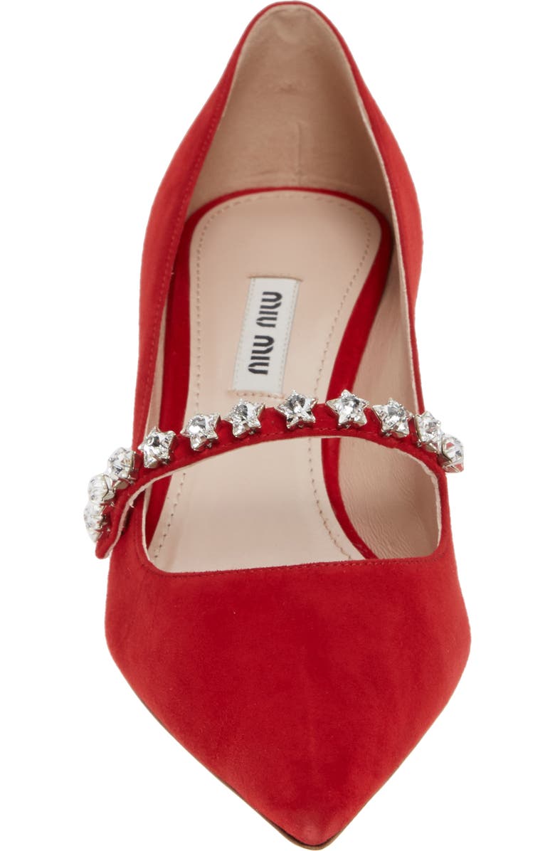 Miu Miu Jewel Star Mary Jane Pump, Alternate, color,
