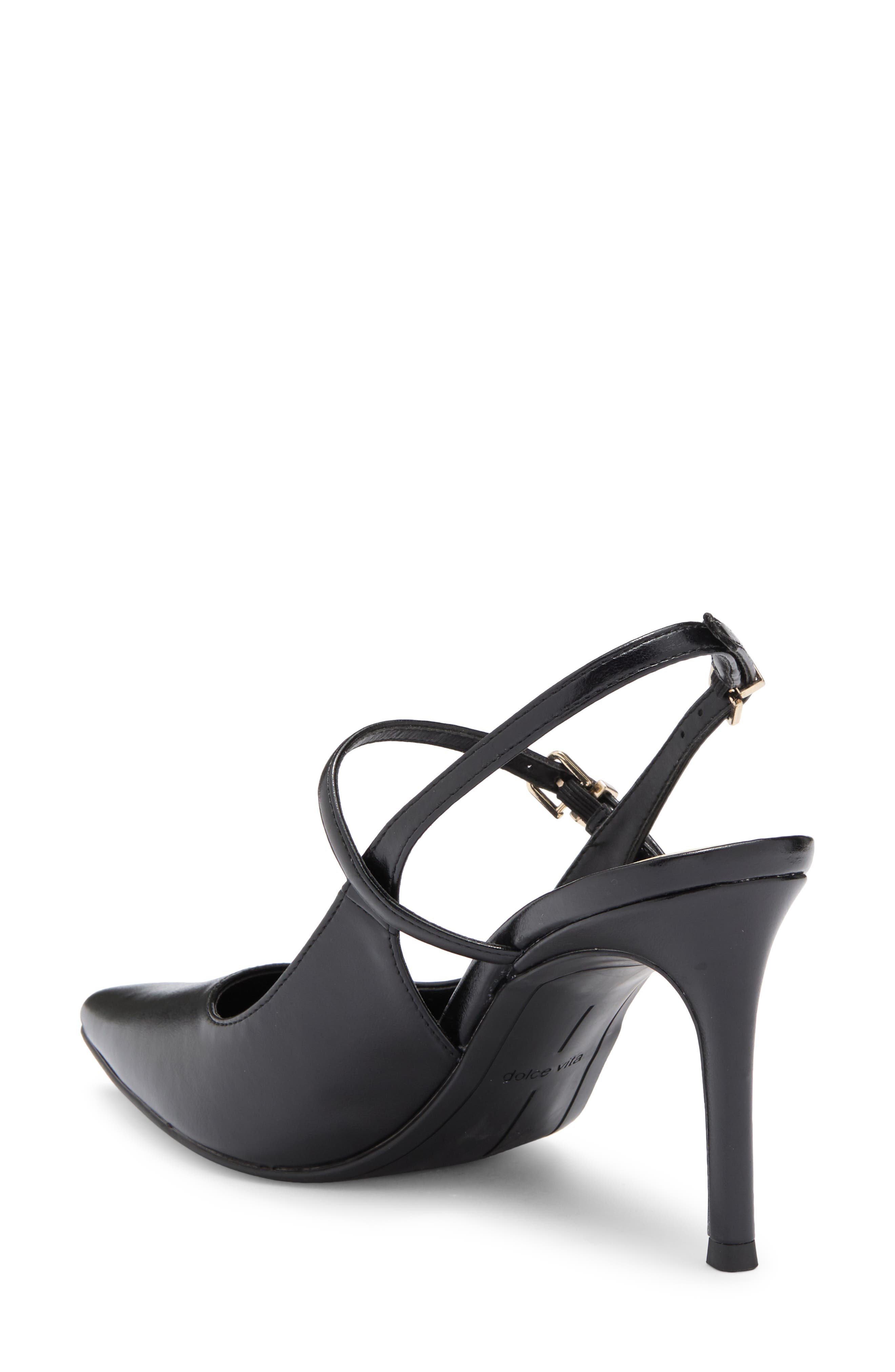 Dolce Vita Kieran Slingback Pump, Alternate, color, Black Patent Stella