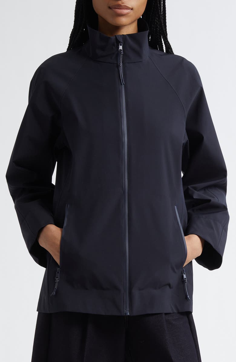 MM by Max Mara Noveli Rain Jacket, Main, color, Navy