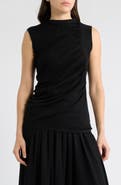 Odd Muse Semisheer Ruched Top