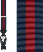 Trafalgar Big & Tall Oliver Stripe Convertible Suspenders