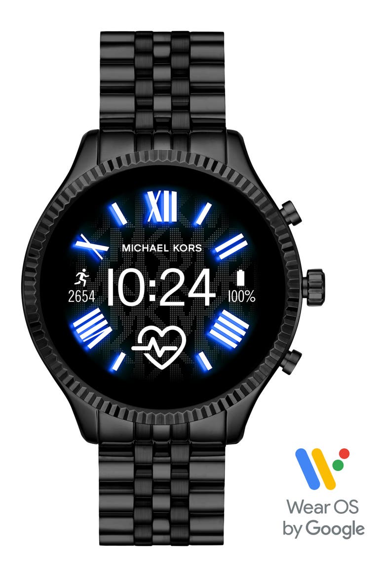 Gen 5 Lexington Bracelet Smart Watch, 44mm, Alternate, color, BLACK/ COLOR DISPLAY/ BLACK