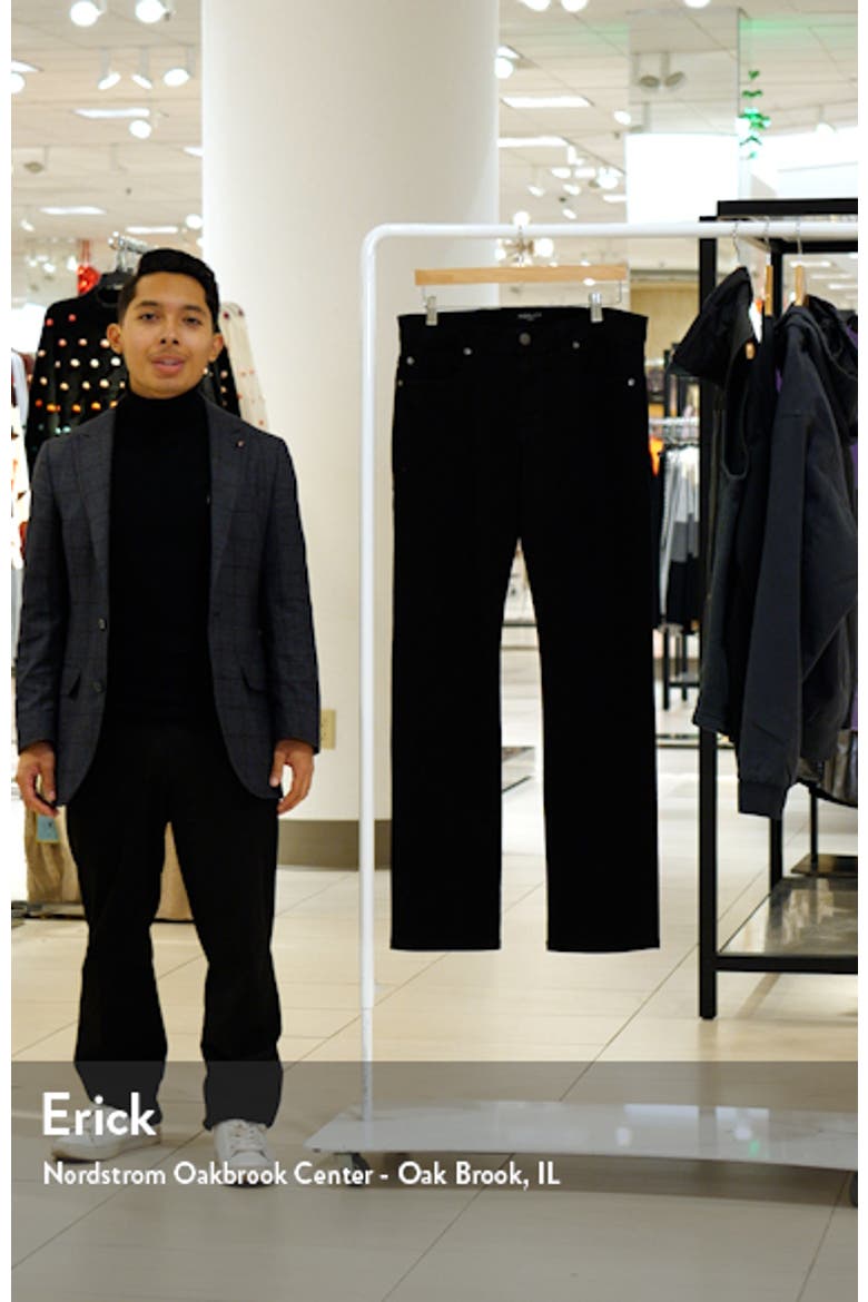 Jimmy Slim Straight Leg Jeans video
