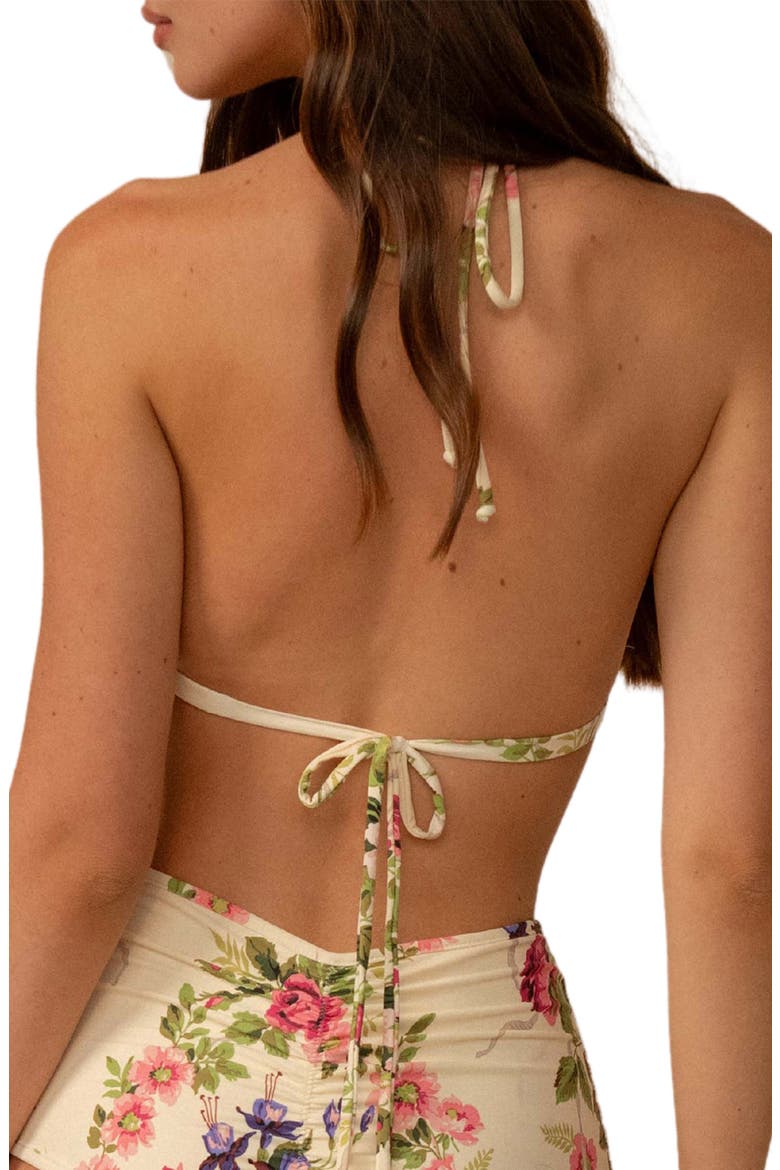 Emma Triangle Bikini Top, Alternate, color, BOUQUET