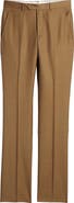 Santorelli Roma Flat Front Loro Piana Wool Serge Dress Pants