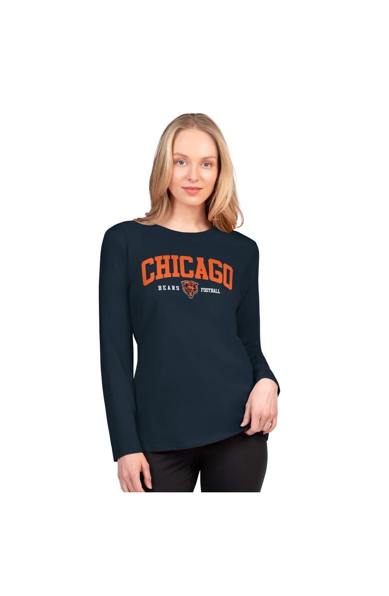 G-III 4HER BY CARL BANKS Women's G-III 4Her by Carl Banks Navy Chicago Bears Best Play Long Sleeve T-Shirt, Main, color, Navy