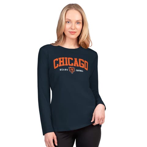 Women's G-III 4Her by Carl Banks  Navy Chicago Bears Best Play Long Sleeve T-Shirt