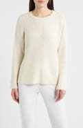 Eileen Fisher Crewneck Rib Organic Cotton Blend Sweater