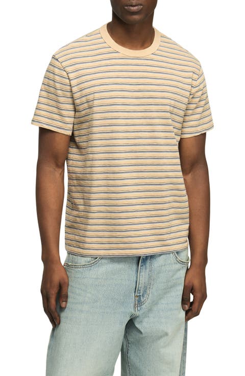 Weekend Relaxed Stripe Cotton T-Shirt