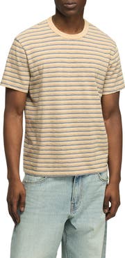 Lucky Brand Weekend Relaxed Stripe Cotton T-Shirt
