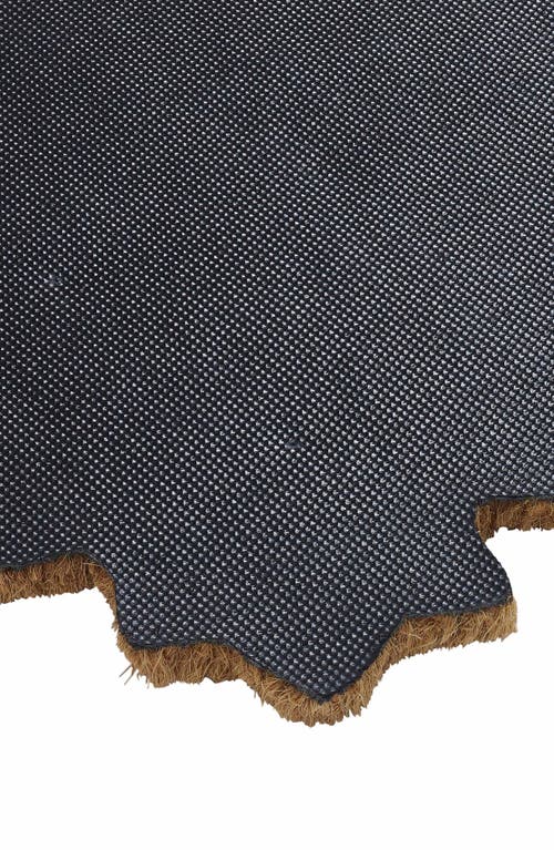 Vcny Home Hello Fall Leaves Coir Doormat In Transparent