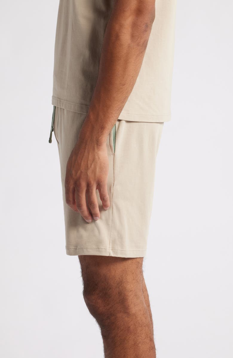 BOSS Mix Match Pajama Shorts, Alternate, color, Light Beige