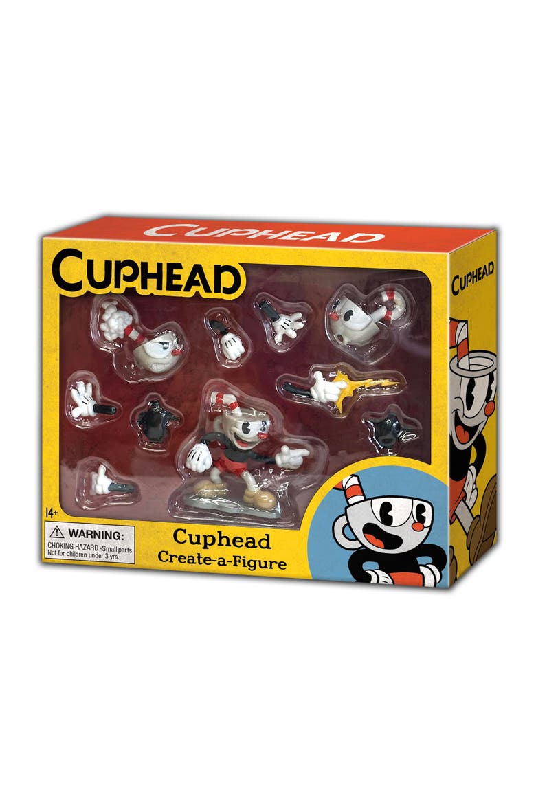 Cuphead Create-A-Figure 3-Inch Mini Figure | Cuphead, Alternate, color, Red