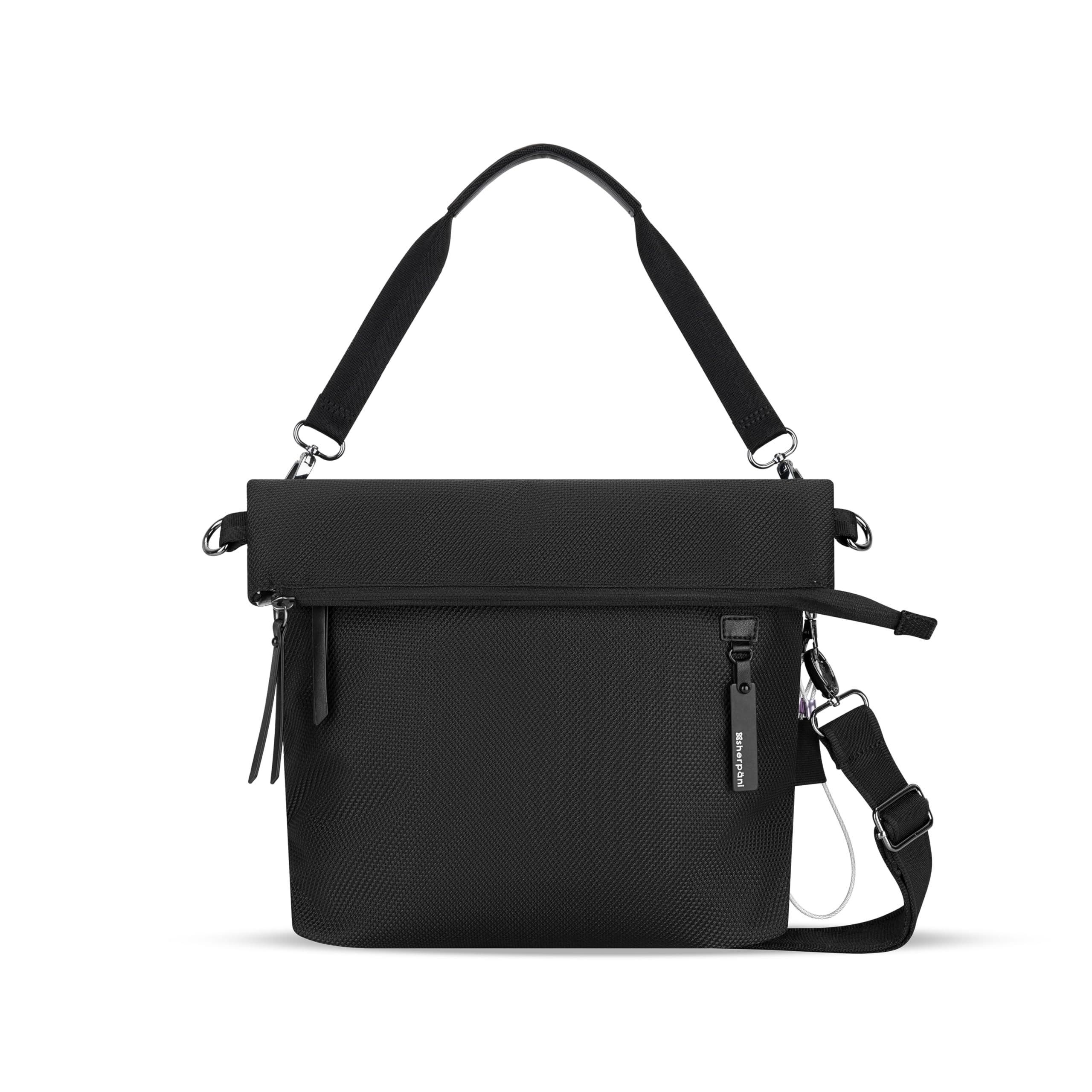 Sherpani Vale Anti-Theft Versatile Crossbody Bag, Fashion Tote Bag, Travel Shoulder Bag, Designer Handbag for Women, Carbon, Main, color, Carbon