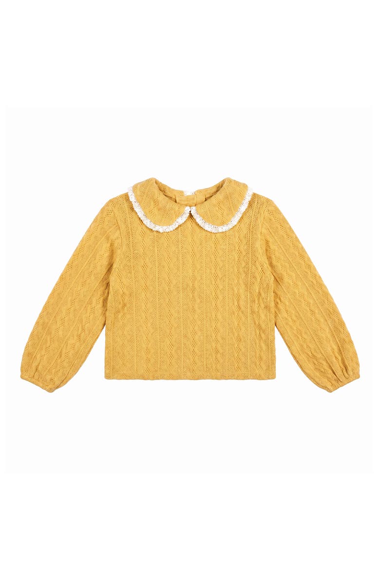 Kids' Whitney Floral Tutu Dress, Alternate, color, MUSTARD