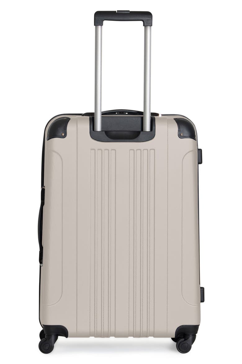 Out of Bounds 28 Inch Checked Suitcase, Alternate, color, MUSHROOM