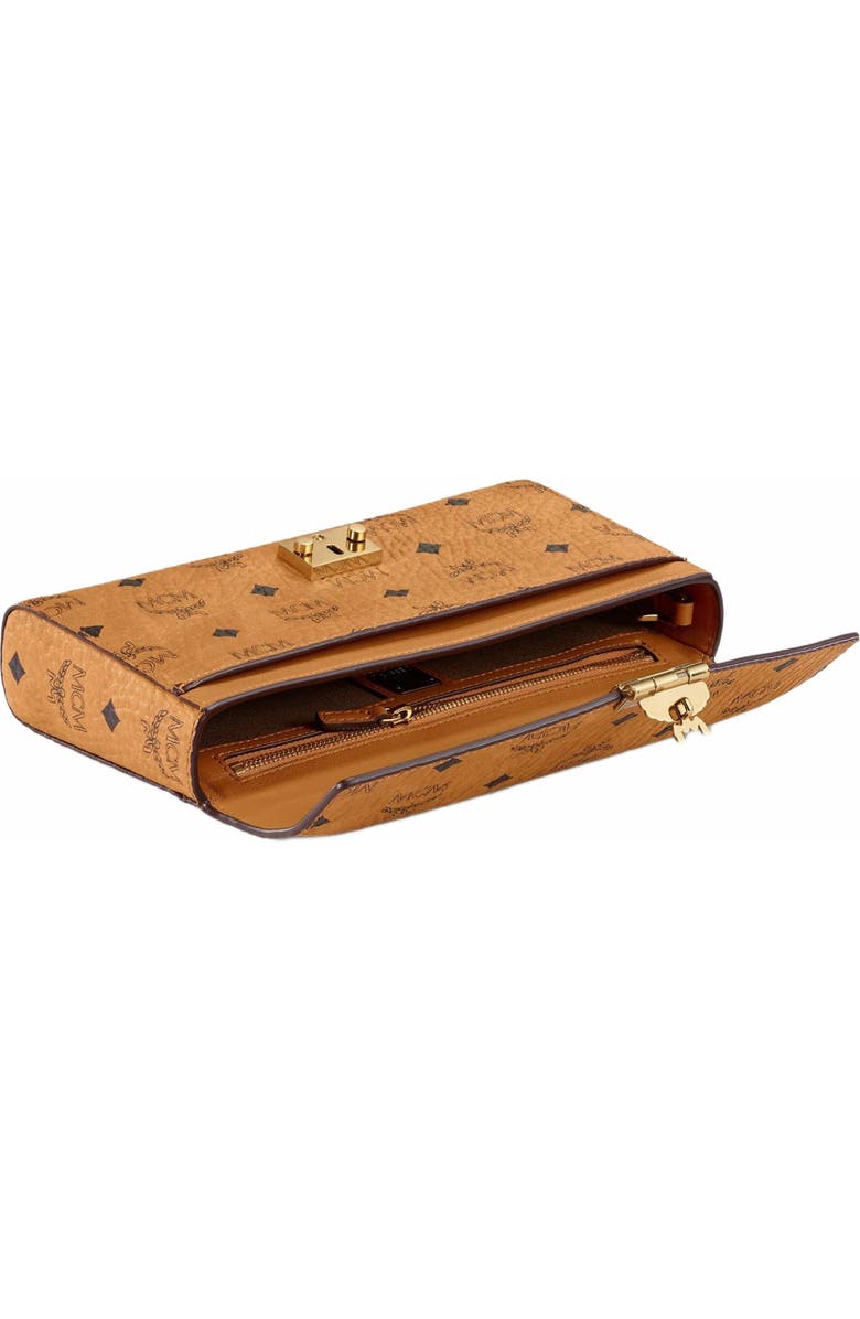 MCM Tracy Crossbody in Visetos, Alternate, color, Cognac