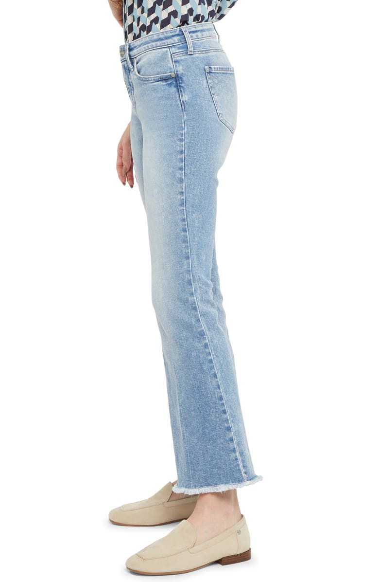 NYDJ Ava Daring Fray Hem Kick Flare Ankle Jeans, Alternate, color,